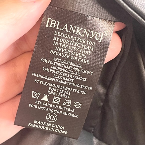 Blank NYC green Quilted Puffer Vest vegan leather womens Size XS - Picture 7 of 11